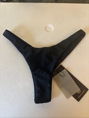 VIX Black V-Front Bikini Bottom